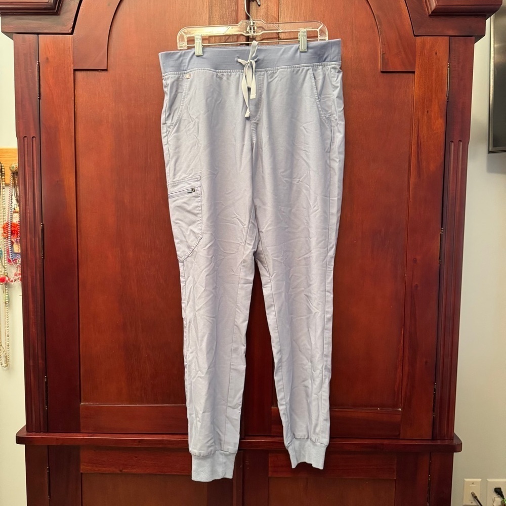 Figs Zamora Jogger Scrub Pants Technical Collection Vapor Blue Size L/T
